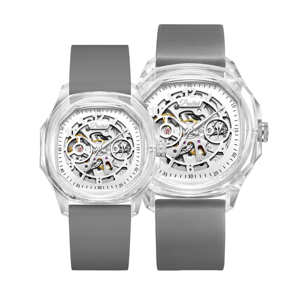 Parlent Couple Gallant Lite & Gallant Lite Femme - Jam Tangan Couple 42mm & 36mm, Automatic Movement, Waterproof 3ATM (30M), Polycarbonate