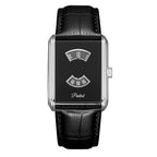 Parlent Quantum Prime - Jam Tangan Pria 28mm x 38.5mm, Swiss Ronda 762 Quartz Movement, Waterproof 5ATM (50M), Stainless Steel