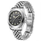 Parlent Crown Ivy - Jam Tangan Pria 40mm, Miyota Japan Quartz Movement, Waterproof 5ATM (50M), Stainless Steel