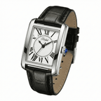 Parlent Recta - Jam Tangan Pria 30 x 41mm, Japan Seiko Quartz Movement, Waterproof 3ATM (30M), Stainless Steel