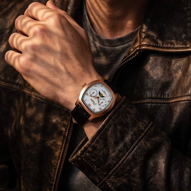 Parlent Valor- Jam Tangan Pria 36mm × 42.5mm, Miyota Japan 6P20 Quartz Movement, Waterproof 5ATM (50M), Stainless Steel