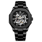 Parlent Gallant Vortex Steel - Men's Watch 42mm, Automatic Movement, Waterproof 5ATM (50M), Stainless Steel