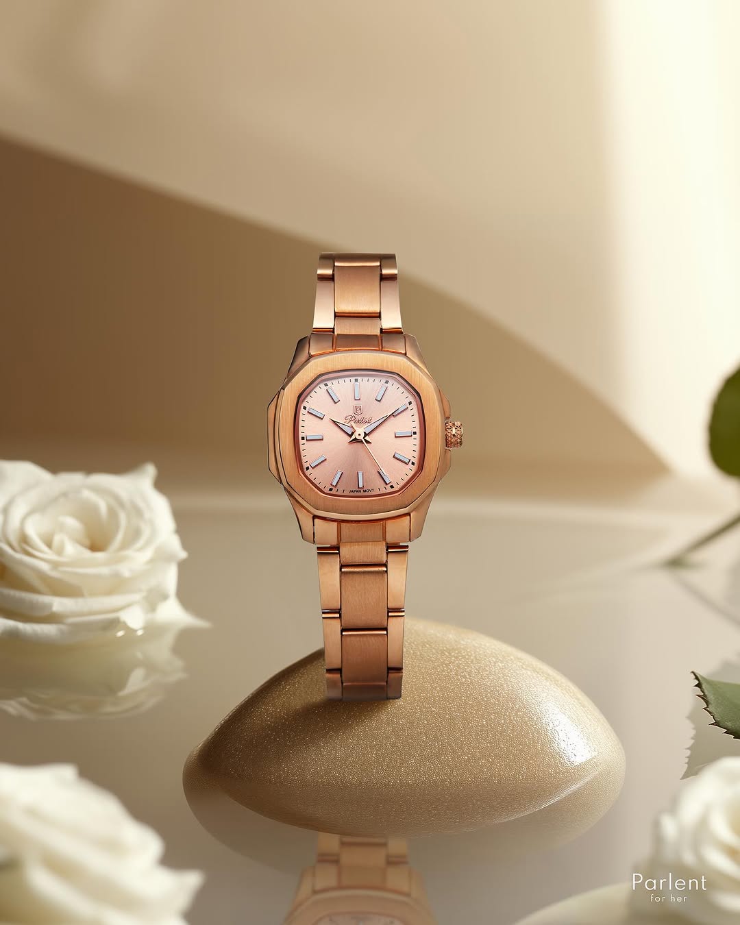 Parlent Gallant Thena - Woman's Watches 28mm, Automatic Movement, Waterproof 5ATM (50M), Stainless Steel