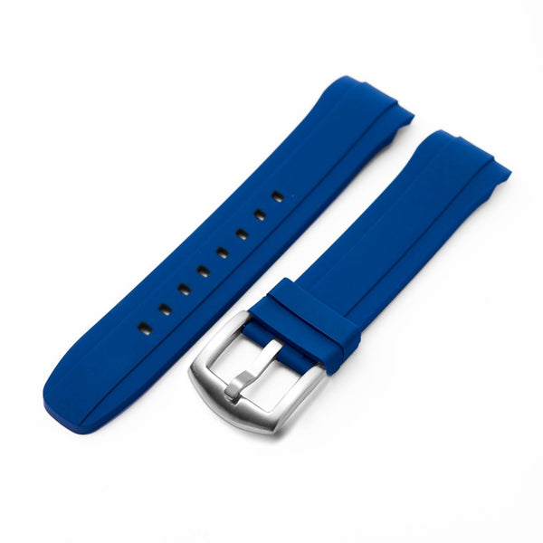 Palladium Rubber Watch Strap