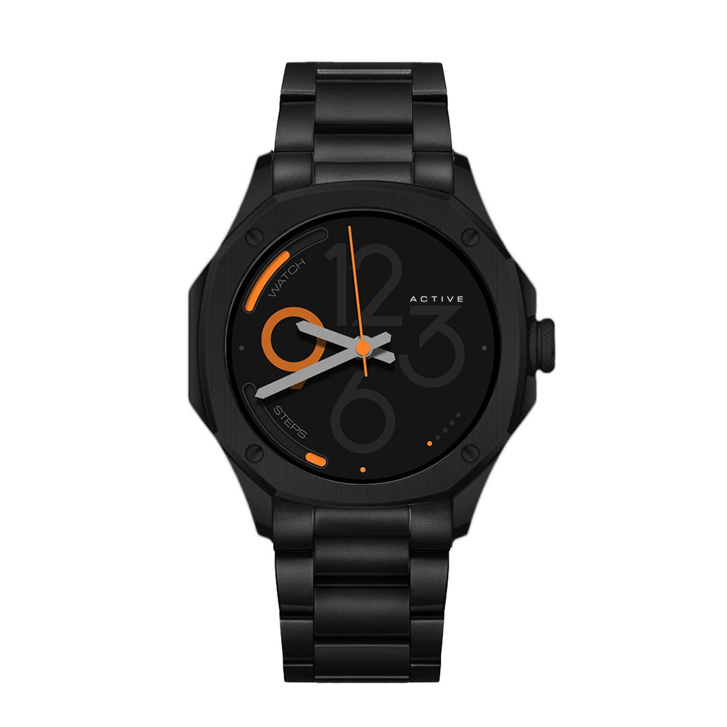 Bundling Smartwatch Parlent Gallant Active Dual Material Strap & Houston Steel Strap