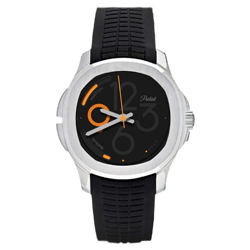 Parlent Radiant Active - Smartwatch Pria 43mm, Stainless Steel