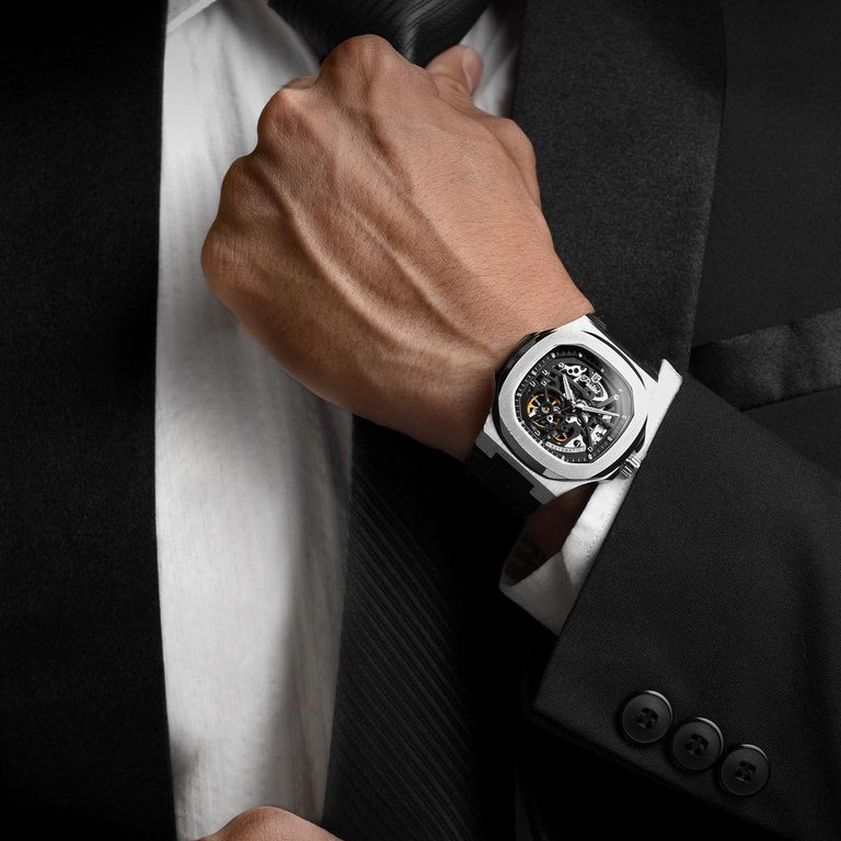 Parlent Gallant Prime - Men's Watches 42mm, Seagull ST1646 Automatic Movement, Waterproof 5ATM (50M), Stainless Steel