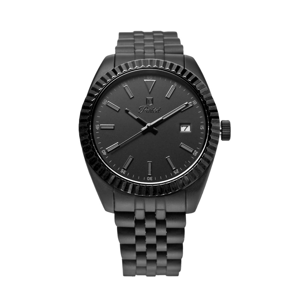 Parlent Imperial - Jam Tangan Pria 40mm, Japan Quartz Movement, Waterproof 5ATM (50M), Stainless Steel