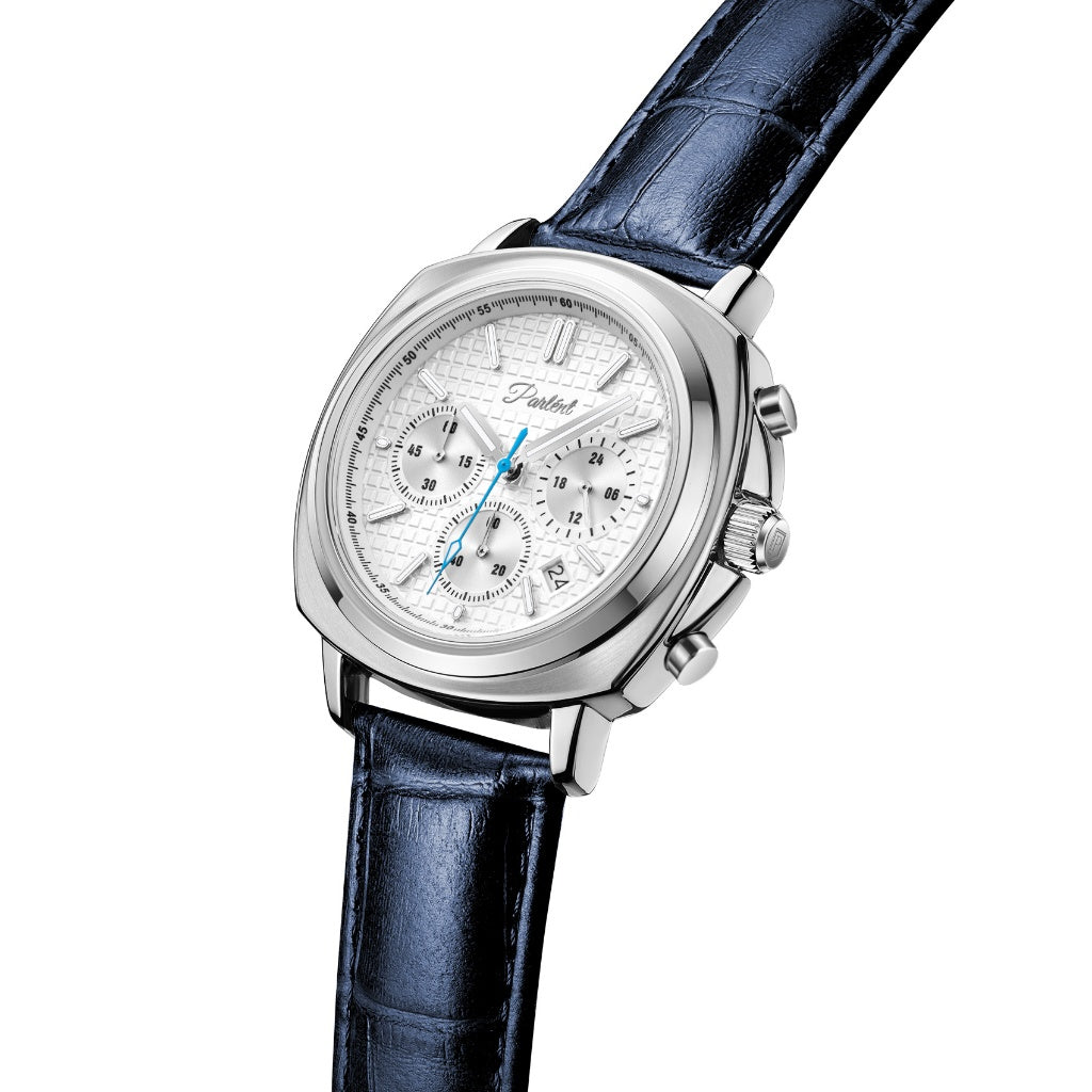 Parlent Nexis - Jam Tangan Pria 42mm, Japan Quartz Movement, Waterproof 5ATM (50M), Stainless Steel