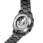 Parlent Gallant Vortex Edge Steel - Men's Watch 42mm, Automatic Movement, Waterproof 5ATM (50M), Stainless Steel