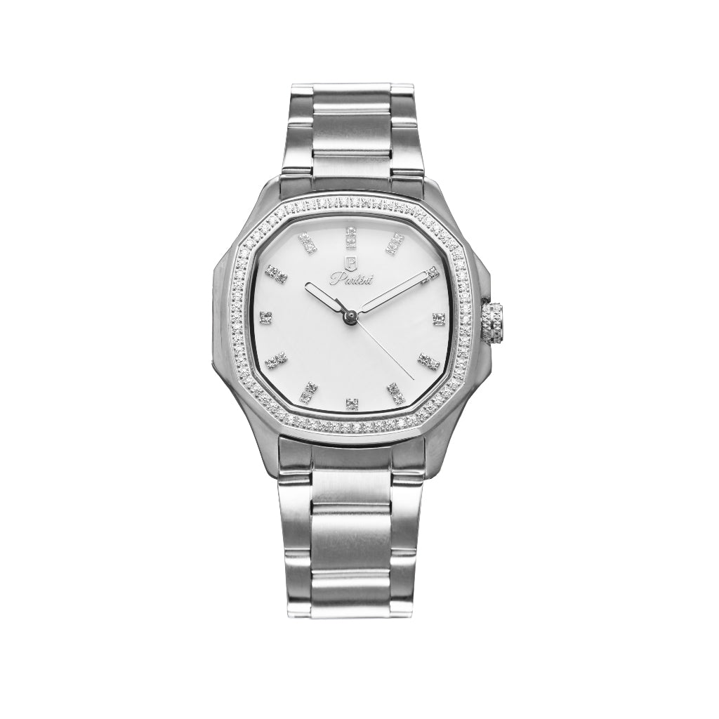 Parlent Celesia - Jam Tangan Wanita 32mm, Japan Quartz Movement, Waterproof 5ATM (50M), Stainless Steel
