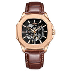 Parlent Gallant Vortex Edge - Men's Watch 42mm, Automatic Movement, Waterproof 5ATM (50M), Stainless Steel
