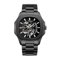 Parlent Gallant Vortex Edge Steel - Men's Watch 42mm, Automatic Movement, Waterproof 5ATM (50M), Stainless Steel