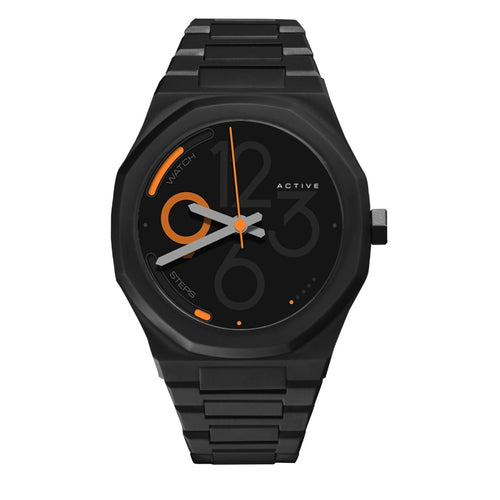 Parlent Palladium Active - Smartwatch Pria 40mm, Stainless Steel