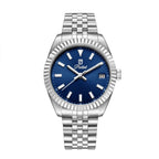 Parlent Imperial - Jam Tangan Pria 40mm, Japan Quartz Movement, Waterproof 5ATM (50M), Stainless Steel