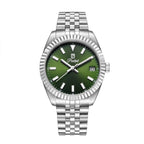 Parlent Imperial - Jam Tangan Pria 40mm, Japan Quartz Movement, Waterproof 5ATM (50M), Stainless Steel
