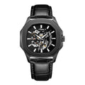 Parlent Gallant Vortex Edge - Jam Tangan Pria 42mm, Automatic Movement, Waterproof 5ATM (50M), Stainless Steel