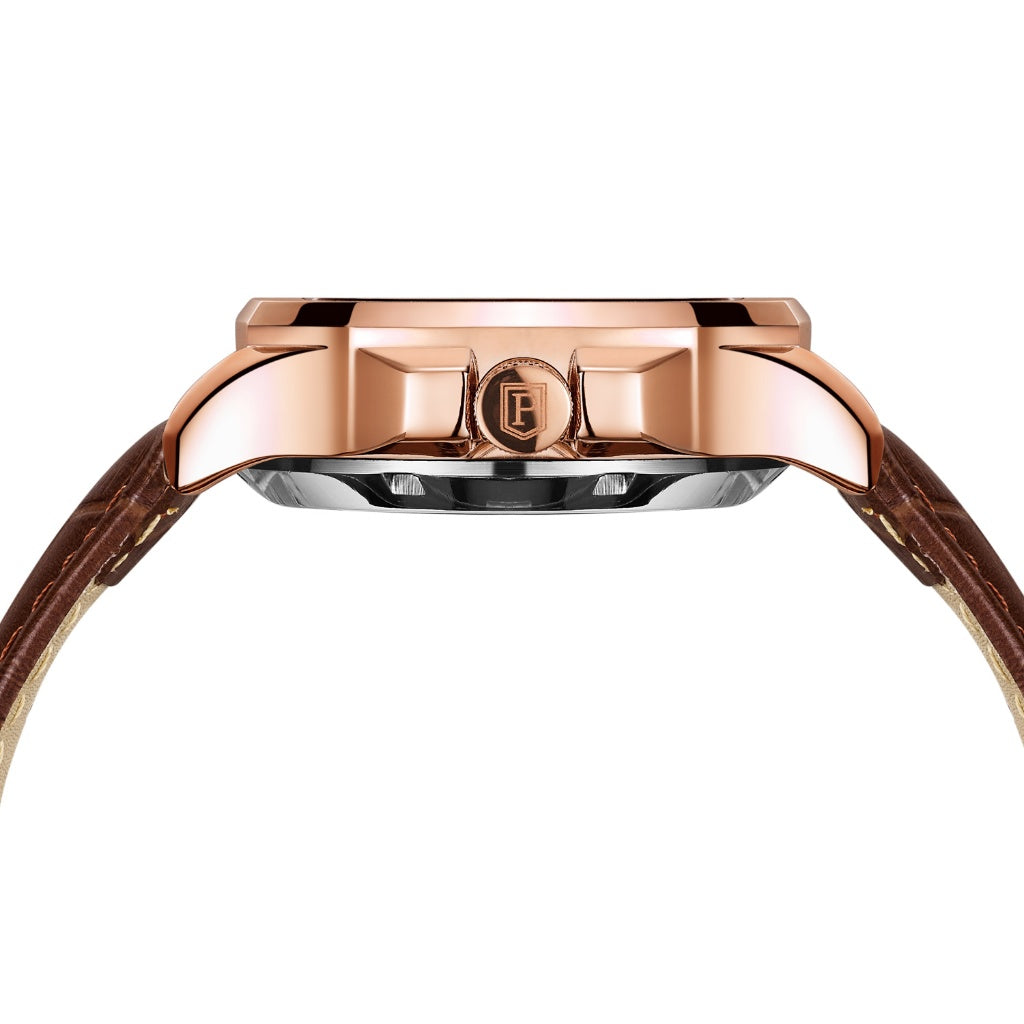 Parlent Gallant Vortex Edge - Men's Watch 42mm, Automatic Movement, Waterproof 5ATM (50M), Stainless Steel