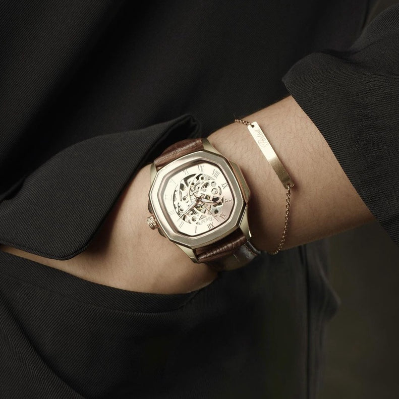 Parlent Gallant Femme - Jam Tangan Wanita 36mm, Automatic Movement, Waterproof 5ATM (50M), Stainless Steel