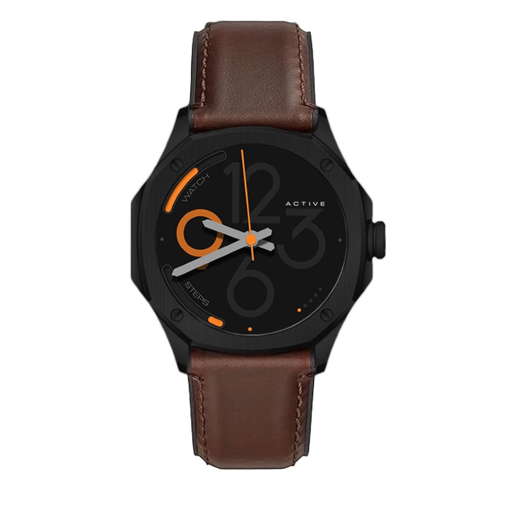 Parlent Gallant Active - Smartwatch Pria 42mm, Stainless Steel