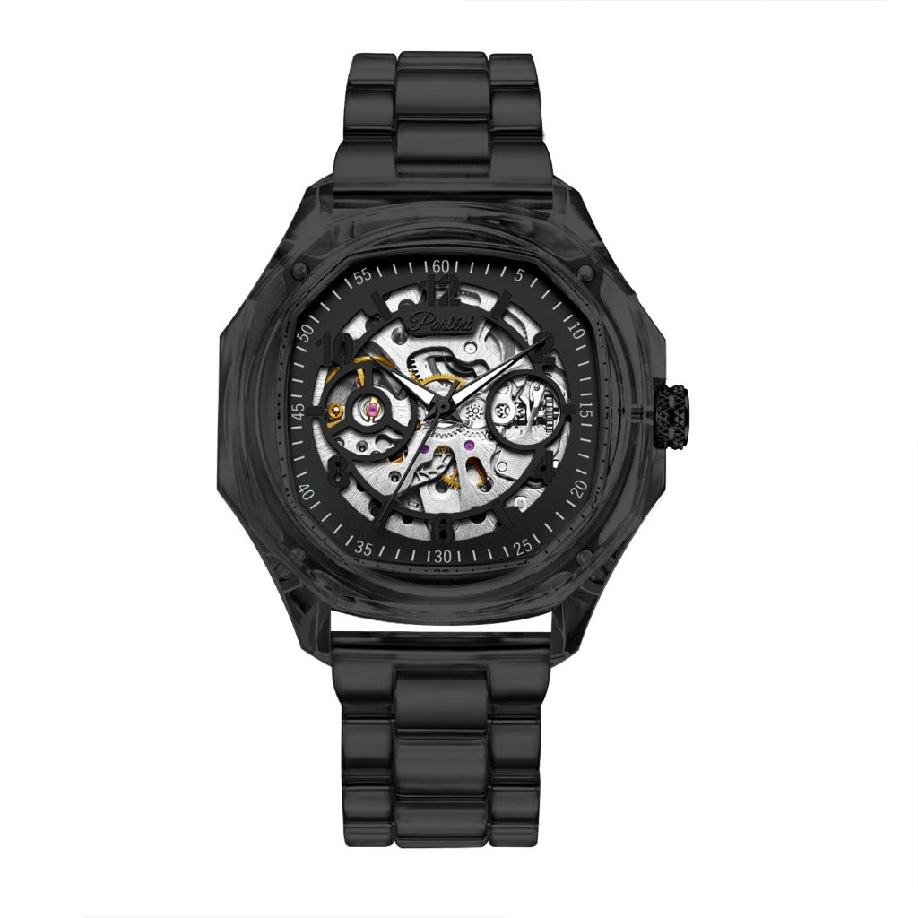 Parlent Gallant Lite Glacier - Jam Tangan Pria 42mm, Automatic Movement, Waterproof 3ATM (30M), Polycarbonate