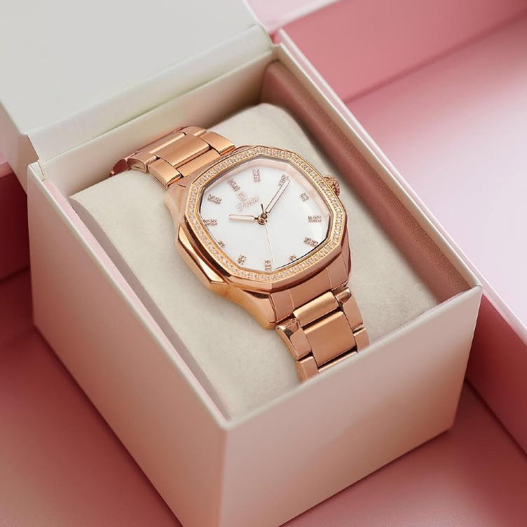 Parlent Celesia - Jam Tangan Wanita 32mm, Japan Quartz Movement, Waterproof 5ATM (50M), Stainless Steel