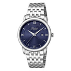 Parlent Lumos - Men's Watch 40mm, Japan Quartz Movement, Waterproof 3ATM (30M), Stainless Steel