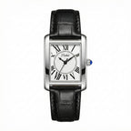 Parlent Recta - Jam Tangan Pria 30 x 41mm, Japan Seiko Quartz Movement, Waterproof 3ATM (30M), Stainless Steel