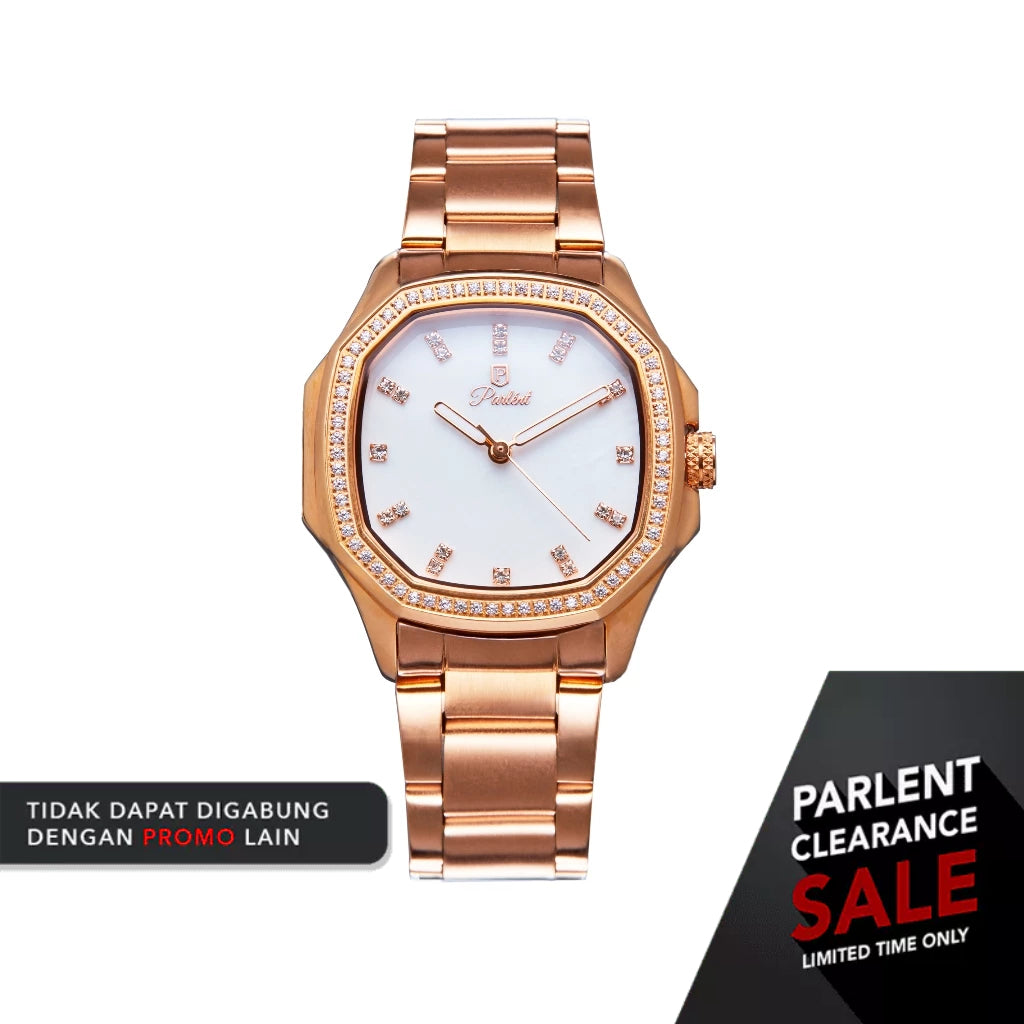 Parlent Celesia - Jam Tangan Wanita 32mm, Japan Quartz Movement, Waterproof 5ATM (50M), Stainless Steel