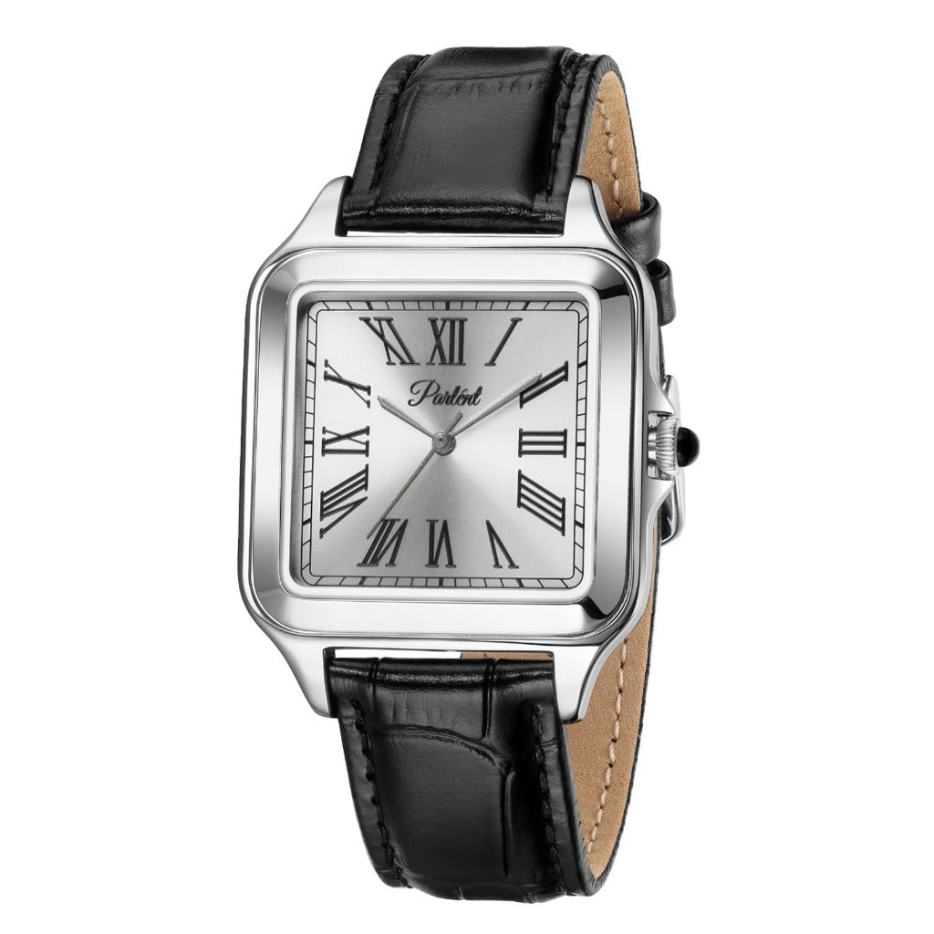 Parlent Quadra - Men's Watch 36mm & 26mm, Japan Quartz Movement, Waterproof 3ATM (30M), Stainless Steel