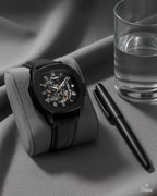 Parlent Gallant Vortex - Jam Tangan Pria 42mm, Automatic Movement, Waterproof 5ATM (50M), Stainless Steel