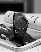 Parlent Palladium Arctic - Jam Tangan Pria 40mm, Miyota Japan Quartz Movement, Waterproof 10ATM (100M), Stainless Steel