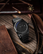 Parlent Palladium Arctic - Jam Tangan Pria 40mm, Miyota Japan Quartz Movement, Waterproof 10ATM (100M), Stainless Steel