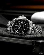 Parlent Crown Basic - Jam Tangan Pria 40mm, Miyota Japan Quartz Movement, Waterproof 5ATM (50M), Stainless Steel