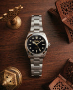 Parlent Averon - Jam Tangan Pria 38mm, Miyota Japan Quartz Movement, Waterproof 5ATM (50M), Stainless Steel