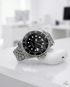 Parlent Crown Basic - Jam Tangan Pria 40mm, Miyota Japan Quartz Movement, Waterproof 5ATM (50M), Stainless Steel