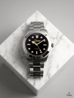 Parlent Averon - Jam Tangan Pria 38mm, Miyota Japan Quartz Movement, Waterproof 5ATM (50M), Stainless Steel