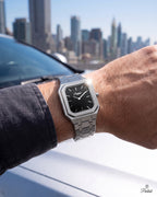 Parlent Cortez Prime - Jam Tangan Pria 40mm, Swiss Ronda 762 Quartz Movement, Waterproof 5ATM (50M), Stainless Steel