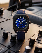 Parlent Auron - Jam Tangan Pria 39mm, Automatic Movement, Waterproof 5ATM (50M), Stainless Steel