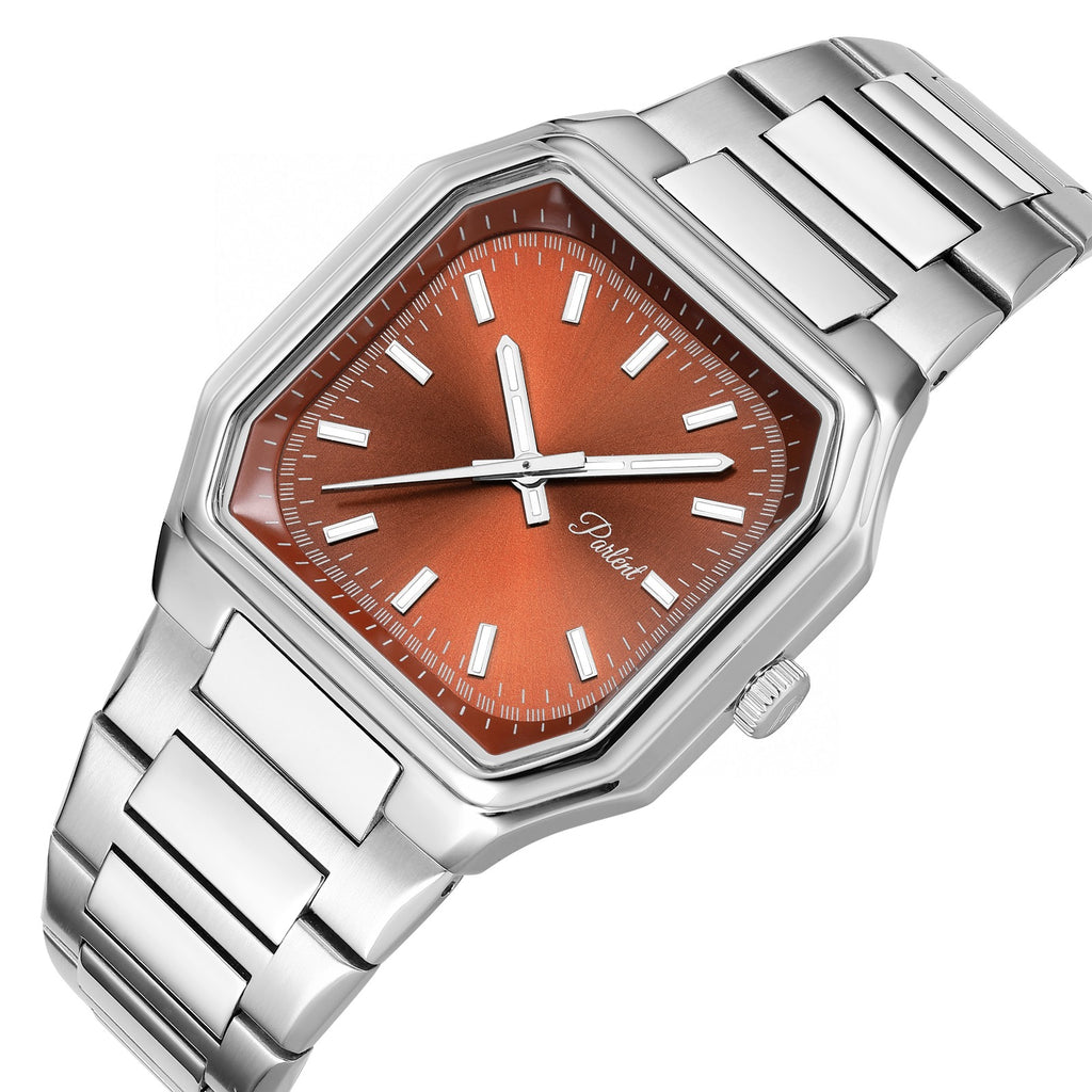 Parlent Milano - Jam Tangan Pria 40mm, Miyota Japan Quartz Movement, Waterproof 3ATM (30M), Stainless Steel