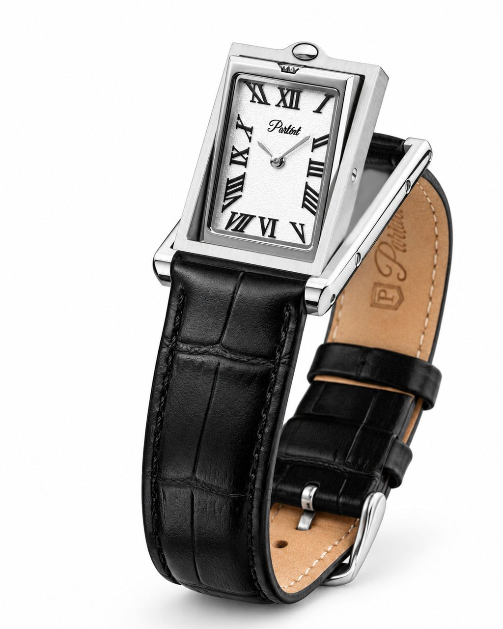 Parlent Aversa - Jam Tangan Pria 25mm × 38mm, Epson Japan VX00 Quartz Movement, Waterproof 5ATM (50M), Stainless Steel