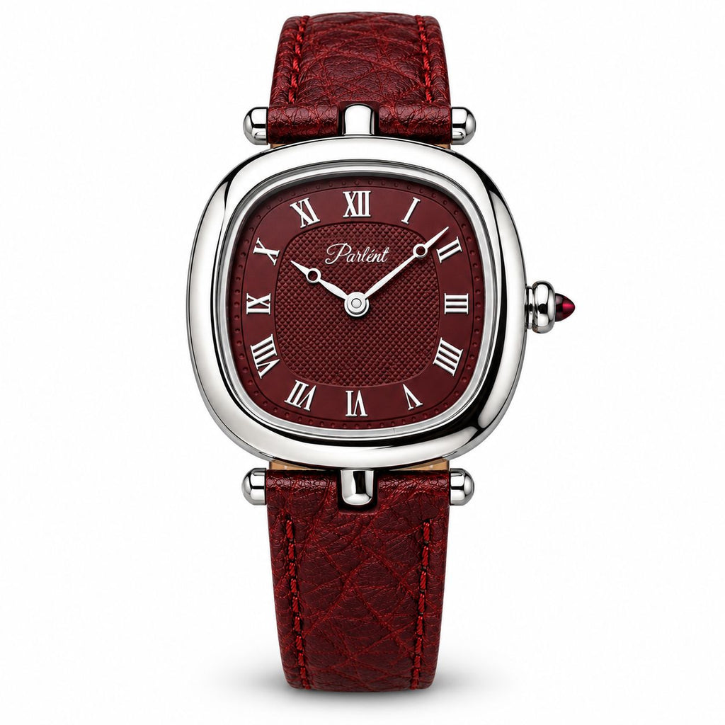 Parlent Solvane - Jam Tangan Wanita 30mm x 37mm, Miyota Japan Quartz Movement, Waterproof 5ATM (50M), Stainless Steel