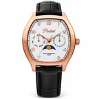 Parlent Valor- Jam Tangan Pria 36mm × 42.5mm, Miyota Japan 6P20 Quartz Movement, Waterproof 5ATM (50M), Stainless Steel