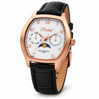 Parlent Valor- Jam Tangan Pria 36mm × 42.5mm, Miyota Japan 6P20 Quartz Movement, Waterproof 5ATM (50M), Stainless Steel