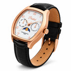 Parlent Valor- Jam Tangan Pria 36mm × 42.5mm, Miyota Japan 6P20 Quartz Movement, Waterproof 5ATM (50M), Stainless Steel